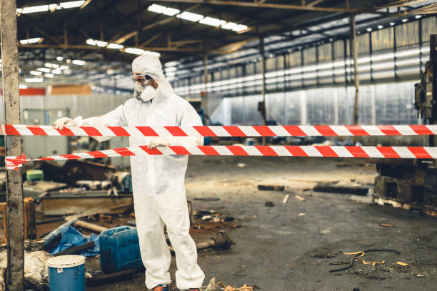 Professional Biohazard technician working in Wausau, WI